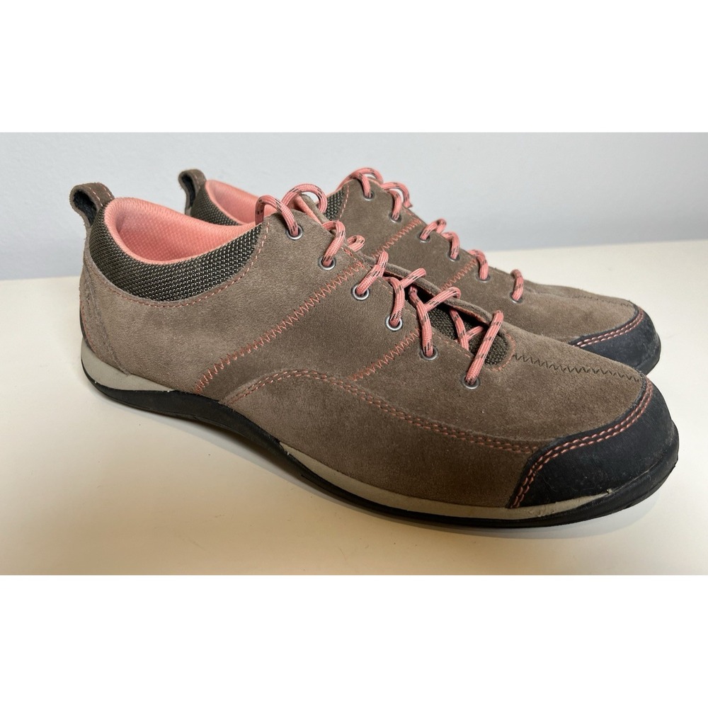 LL Bean Women's BeanSport Brown Suede Lace Up Low Top Sneakers Size 9 Medium - Picture 10 of 10
